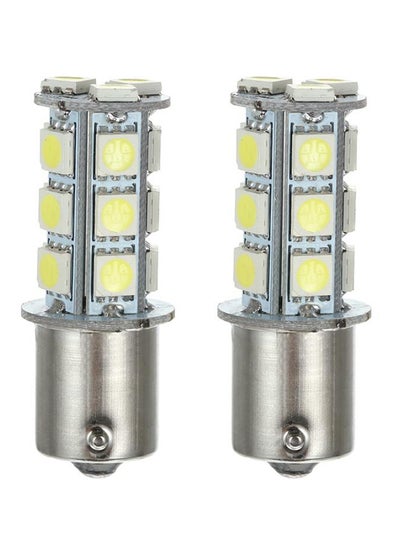 اشتري قطعتان من مصباح إشارة الانعطاف بإضاءة خلفية LED طراز 18SMD 5050 في السعودية