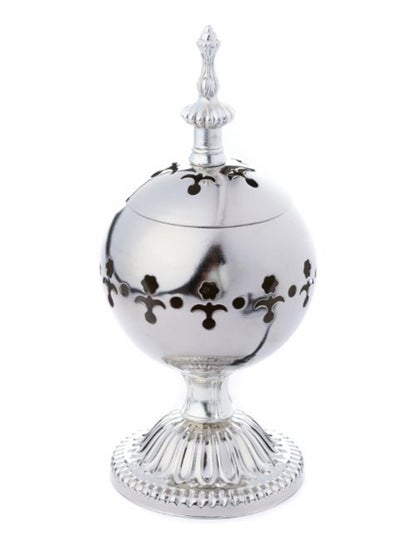 Buy Vintage Style Electric Incense Burner Silver in UAE