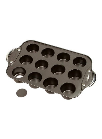 Buy Mini Cheesecake Pan With Handle Black 14x8x1.75inch in UAE