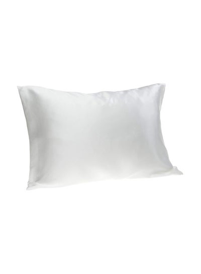 Buy Silk Pillowcase White 20x30inch in UAE