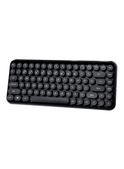 Buy Round Key Cap Bluetooth Keyboard Black in Saudi Arabia