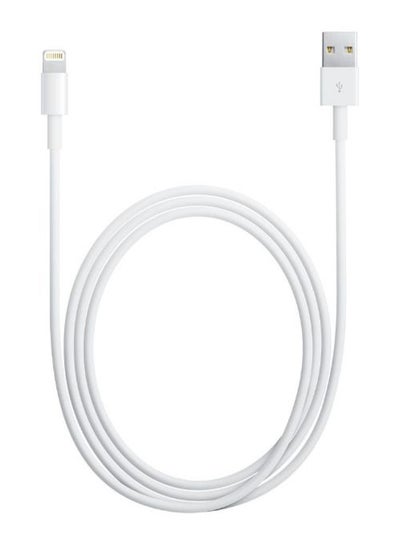 Buy Lightning Data Sync And Charging Cable White in Egypt