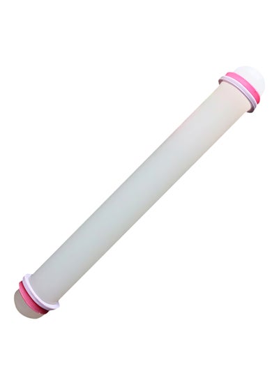 Buy Non-Stick Rolling Pin Baking Tool White 23.5centimeter in Saudi Arabia