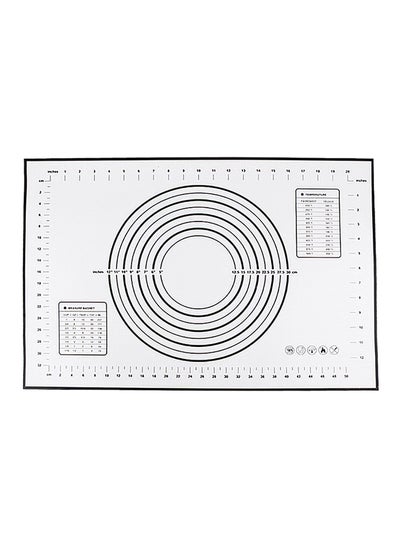 اشتري بساط لصنع العجين من السيليكون مع أدوات قياس أسود 60 x 40 x 0.04Ø³Ù†ØªÙŠÙ…ØªØ± في الامارات