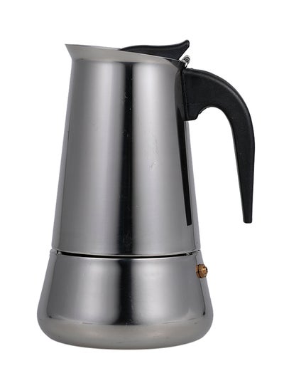 Buy 2 Cup Espresso Coffee Maker Moka Pot Silver/Black/Grey in UAE
