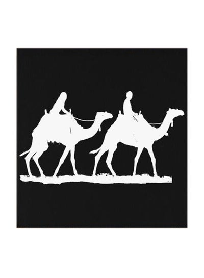 Buy Camel MDF Wall Art Multicolour 30x30cm in UAE