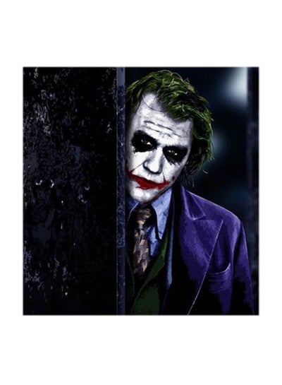 Buy Joker MDF Wall Art Multicolour 30x30centimeter in Saudi Arabia