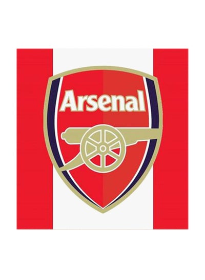 Buy Arsenal Football Club MDF Wall Art Multicolour 30x30centimeter in UAE