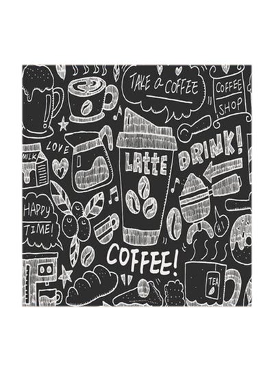 Buy Coffee MDF Wall Art Multicolour 30x30cm in UAE