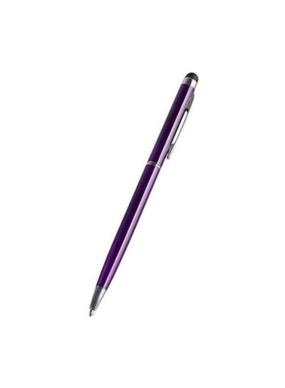 Buy 2 In 1 Stylus Ballpoint Pen Purple in Saudi Arabia