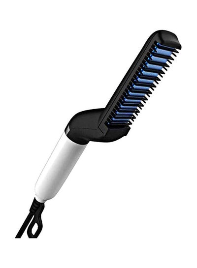 Buy Multifunctional Electric Beard Straightener And Curler Comb Black in Egypt