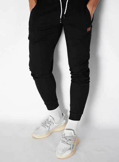 Buy Cotton Casual Sweatpants Black in Egypt