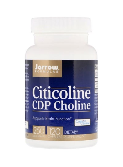 Buy Citicoline CDP Choline 250 mg - 120 Capsules in UAE