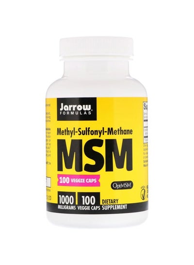 Buy MSM Dietary Supplement 1000 mg - 100 Veggie Caps in UAE