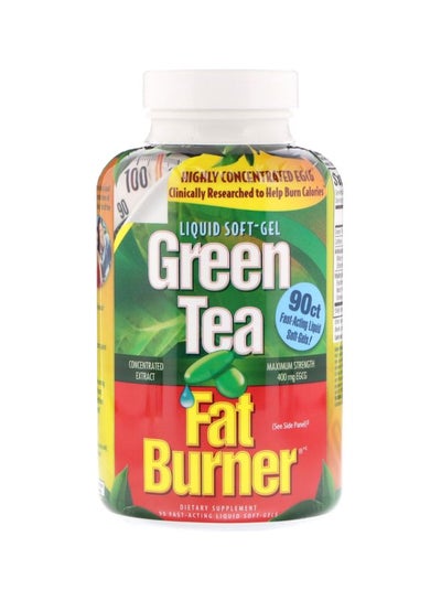 اشتري مكمل غذائي بالشاي الأخضر لحرق الدهون - 90 كبسولة هلامية سائلة في الامارات