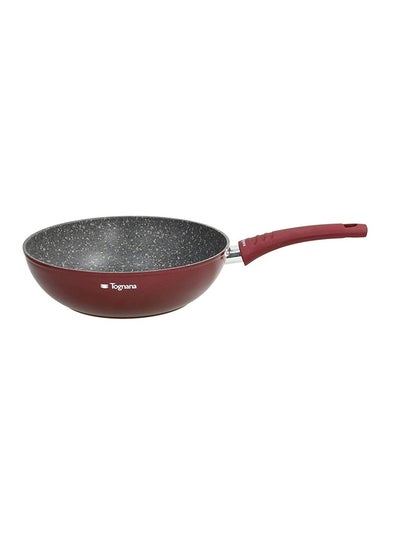 Buy Full-Induction Wok Red/Black 28cm in UAE