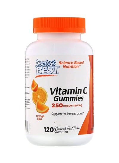 اشتري Vitamin C Dietary Supplement 250mg 120 Gummies في الامارات