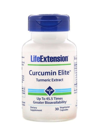 Buy Curcumin Elite Dietary Supplement - 30 Vegetarian Capsules in UAE