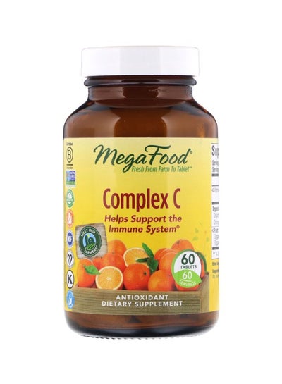 Buy Complex C Antioxidant Dietary Supplement - 60 Tablets in UAE