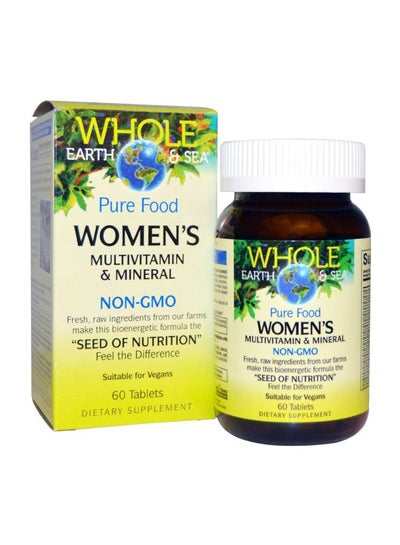 Buy Whole Earth And Sea Multivitamin And Mineral - 60 Tablets in UAE