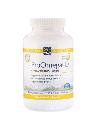 اشتري مكمل غذائي عالي الكثافة ProOmega-D - 180 كبسولة جيلاتينية رخوة في الامارات