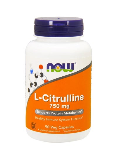 Buy L-Citrulline Dietary Supplement - 90 Capsules in UAE