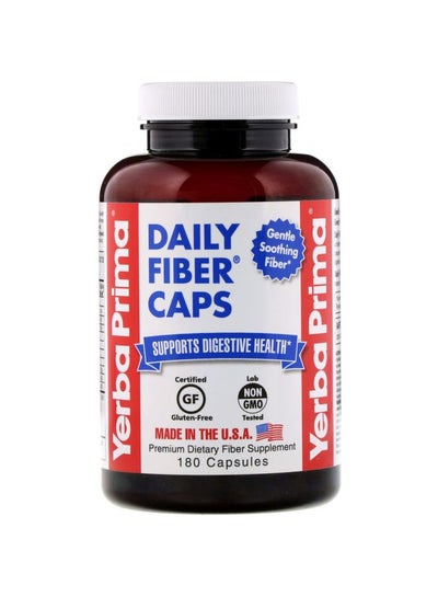 Buy Daily Fiber Caps Dietary Fiber Supplement - 180 Capsules in UAE