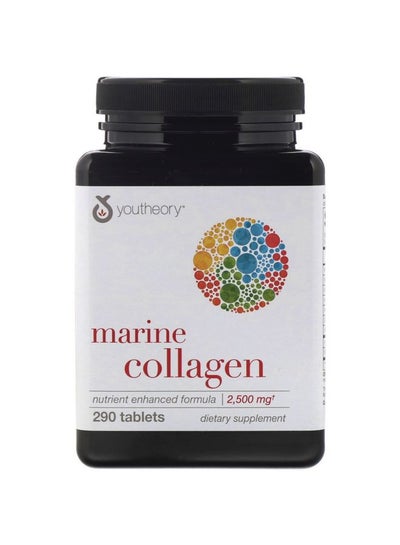 Buy Marine Collagen 2500mg Dietary Supplement - 290 Tablets in Saudi Arabia