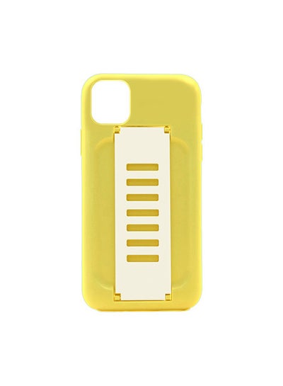 Buy Protective Case Cover For Apple iPhone 11 Pro Max Yellow in Saudi Arabia