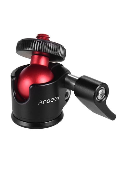 Buy Mini Tripod Ball Head For DSLR Camera Black/Red in Saudi Arabia