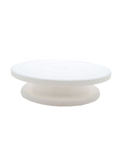 Buy Cake Decorating Turntable Base White 28x7.6centimeter in Egypt