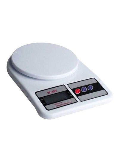 Buy Digital Food Scale White/Black 9.5x6.75inch in Egypt