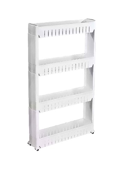 اشتري 4-Tier Multipurpose Shelf White 103x54cm في مصر