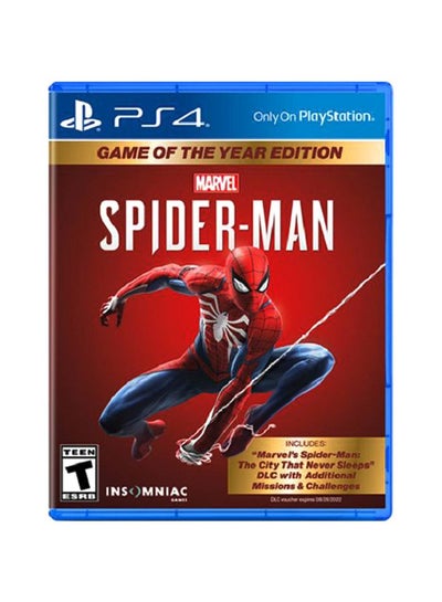 Buy Marvel Spider Man Game Of The Year Edition (Intl Version) - Action & Shooter - PlayStation 4 (PS4) in Egypt