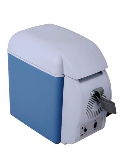 Buy Multi-Function Portable Car Mini Fridge 7.5 L 2724443128524 Blue/White in UAE