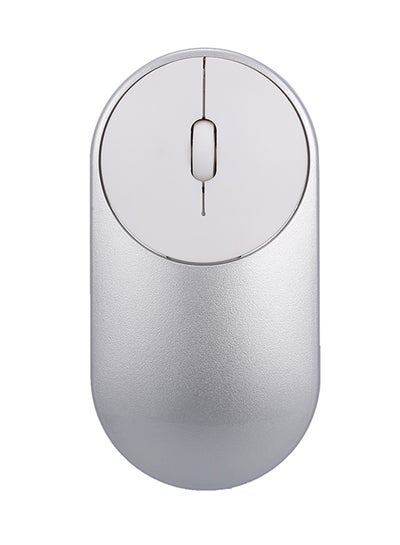 Buy 2.4G Portable Slim Wireless Optical Mouse Silver in Saudi Arabia