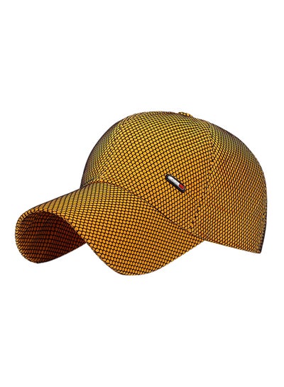 Buy Baseball Snapback Cap Yellow/Black in Saudi Arabia