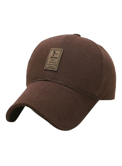 Buy Baseball Snapback Cap Brown in Saudi Arabia