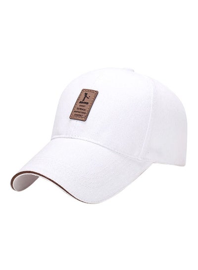 Buy Baseball Snapback Cap White in UAE