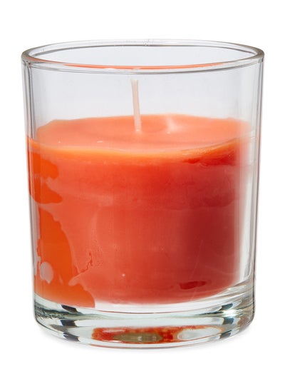 Buy Scented Candle Jar Orange 6.5cm in UAE