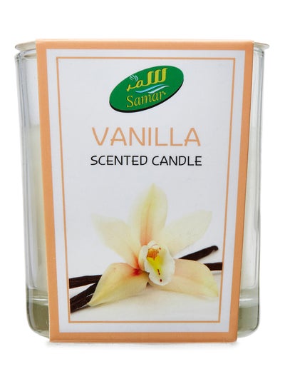 Buy Scented Candle Jar White 6.5cm in UAE