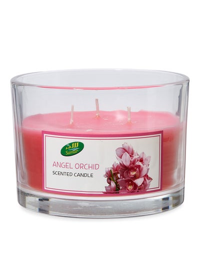 اشتري Scented Candle Jar وردي 12سنتيمتر في الامارات