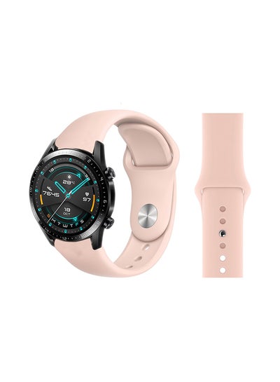 Buy Stylish Replacement Band For Huawei Watch GT/GT 2 46mm Pink Sand in Saudi Arabia