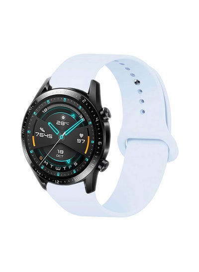 اشتري Stylish Replacement Band For Huawei Watch GT/GT 2 46mm Sky Blue في السعودية