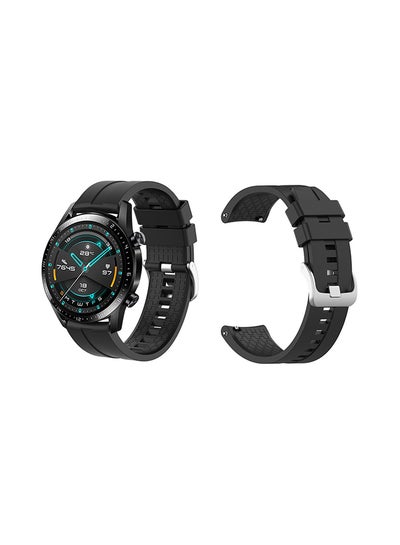 Buy Stylish Replacement Band For Huawei Watch GT/GT 2 46mm Black in Egypt