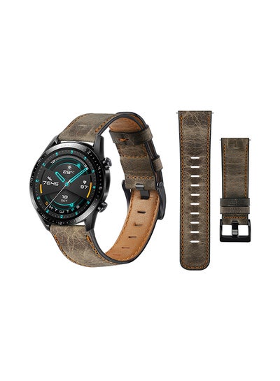 Buy Replacement Band For Huawei Watch GT/GT 2 46mm Light Brown in Saudi Arabia