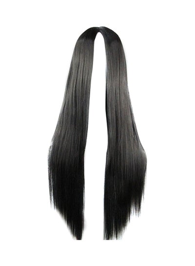 Buy Long Straight Hair Wig Black in Saudi Arabia