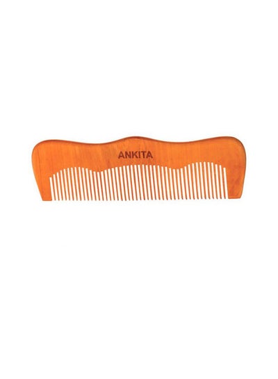 Buy Wooden Hair Comb brown 20g in Egypt
