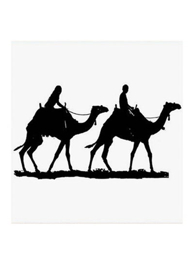 Buy Camel MDF Wall Art White/Black in UAE