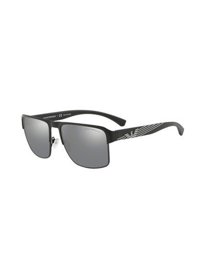 Buy Men's Polarized Rectangular Sunglasses - Lens Size: 57 mm in UAE